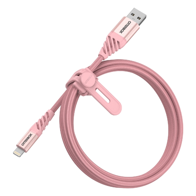 Кабель Lightning - USB-A (1m) OtterBox (78-52528) Premium Sparkling Rose (Pink)