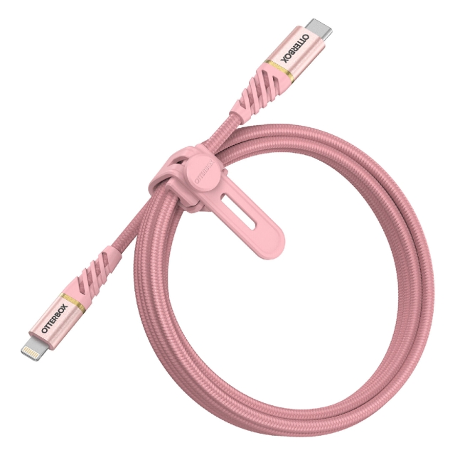 Кабель Lightning - USB-C (1m) OtterBox (78-52556) Fast Charge Premium Shimmer Rose (Pink)
