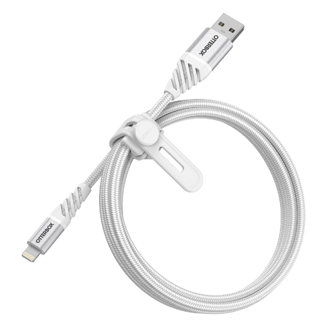 Кабель Lightning USB-A Cable (1m) OtterBox (78-52640) Premium Cloud White