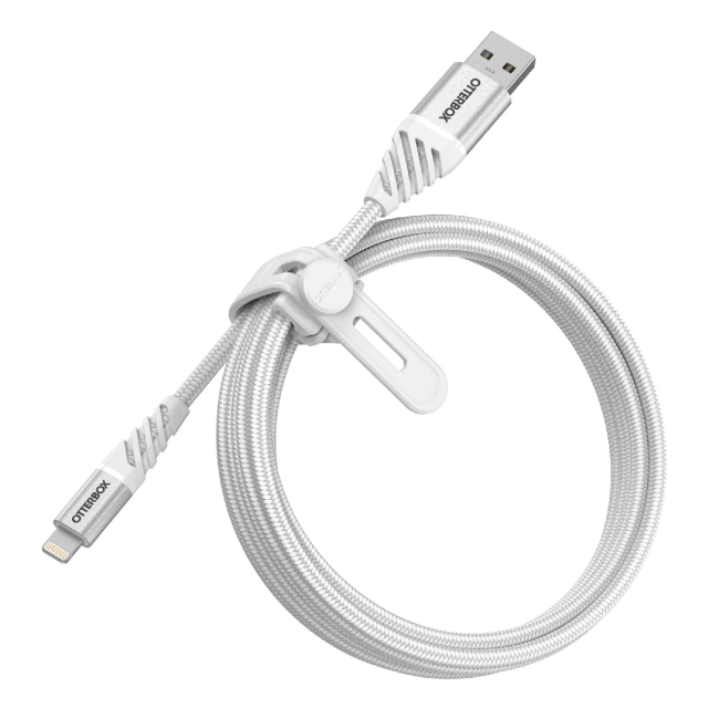 Кабель Lightning USB-A Cable (2m) OtterBox (78-52641) Premium Cloud White