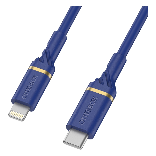 Кабель Lightning - USB-C (1m) OtterBox (78-52649) Fast Charge Cobalt Bolt Blue