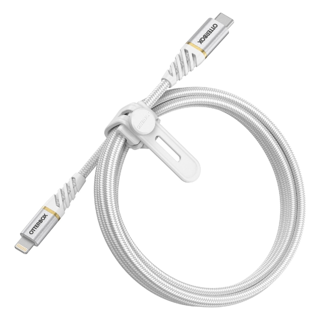 Кабель Lightning USB-C Cable (1m) OtterBox (78-52651) Premium Cloud Sky White