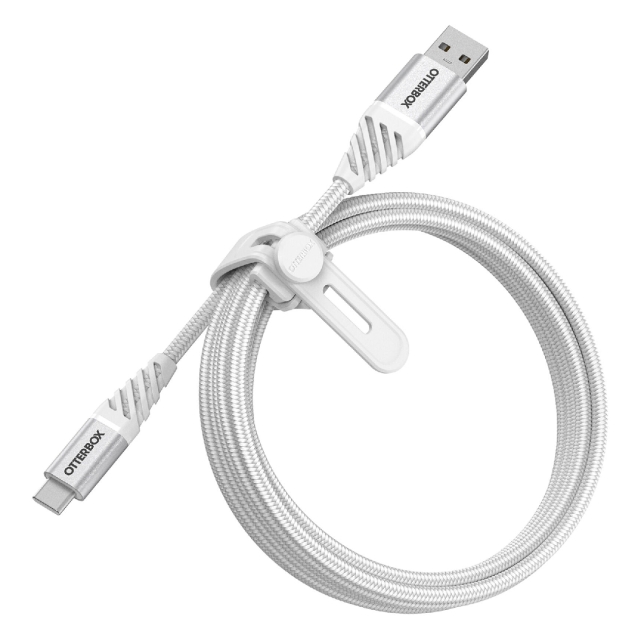 Кабель USB-C - USB-A (2m) OtterBox (78-52668) Premium Cloud White