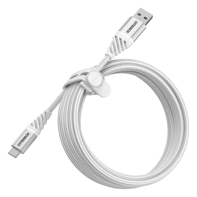 Кабель USB-A USB-C Cable (3m) OtterBox (78-52669) Premium Cloud White