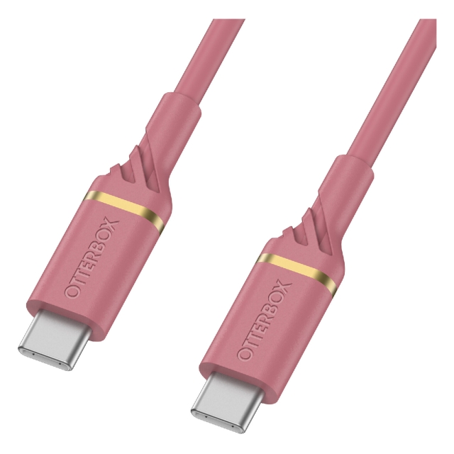 Кабель USB-C - USB-C (1m) OtterBox (78-52676) Fast Charge Rose Sparkle (Pink)