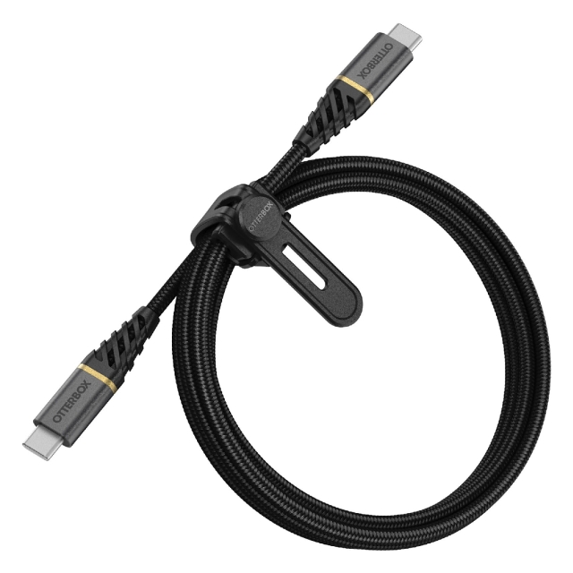 Кабель USB-C USB-C Cable (1m) OtterBox (78-52677) Premium Glamour Black