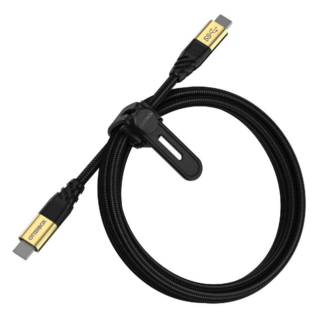 Кабель USB-C - USB-C 3.2 Gen 1 (1.8m) OtterBox (78-80212) Premium Fast Charge - Data Transfer Cable Black Shimmer