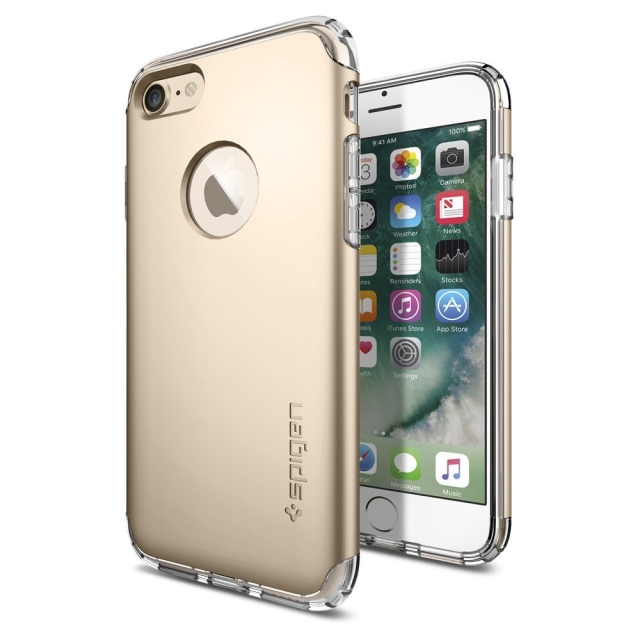 Чехол для iPhone SE (2022/2020)/8/7 Spigen (042CS20695) Hybrid Armor Gold