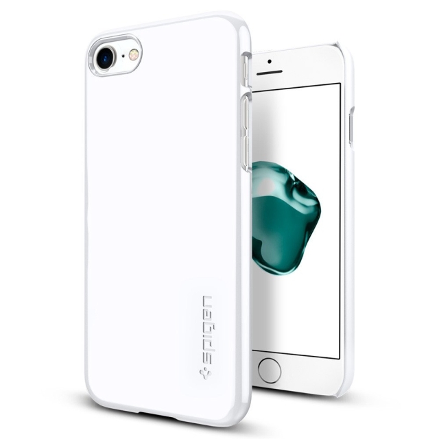 Чехол для iPhone SE (2022/2020)/8/7 Spigen (042CS21037) Thin Fit White