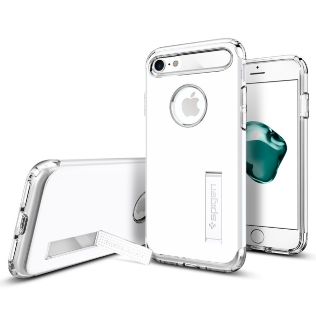 Чехол для iPhone SE (2022/2020)/8/7 Spigen (042CS21048) Slim Armor White