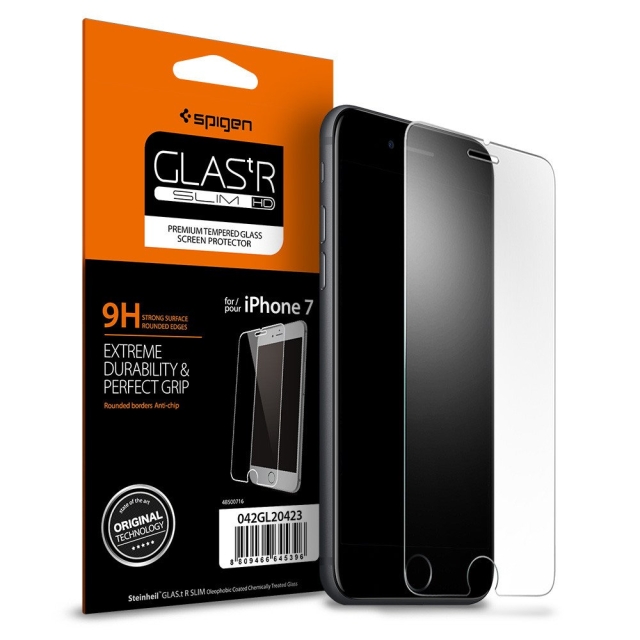 Защитное стекло для iPhone SE (2022/2020)/8/7 Spigen (042GL20423) GLAS.tR SLIM HD Clear