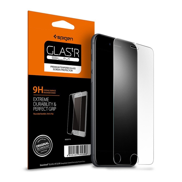 Защитное стекло для iPhone SE (2022/2020)/8/7 Spigen (042GL20607) GLAS.tR SLIM Clear
