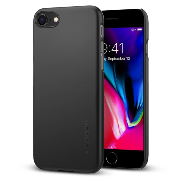 Чехол для iPhone SE (2022/2020)/8/7 Spigen (054CS22208) Thin Fit Black