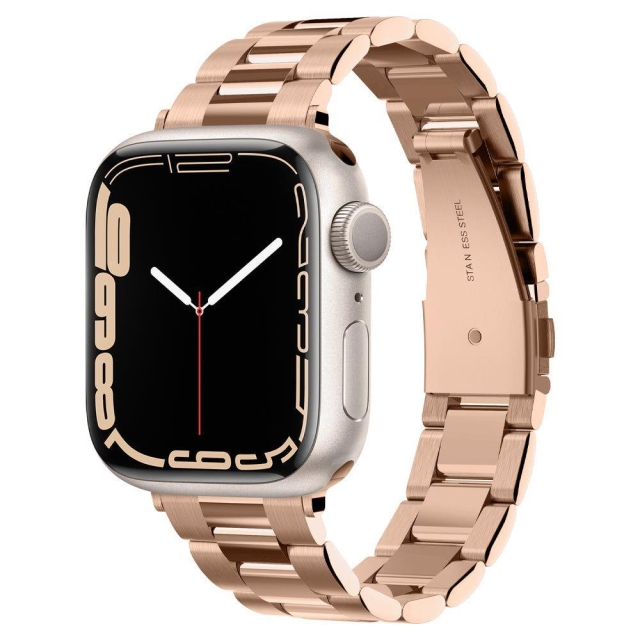 Ремешок для Apple Watch 8/7/6/SE/5/4 (41/40/38 mm) Spigen (061MP25944) Modern Fit Rose Gold