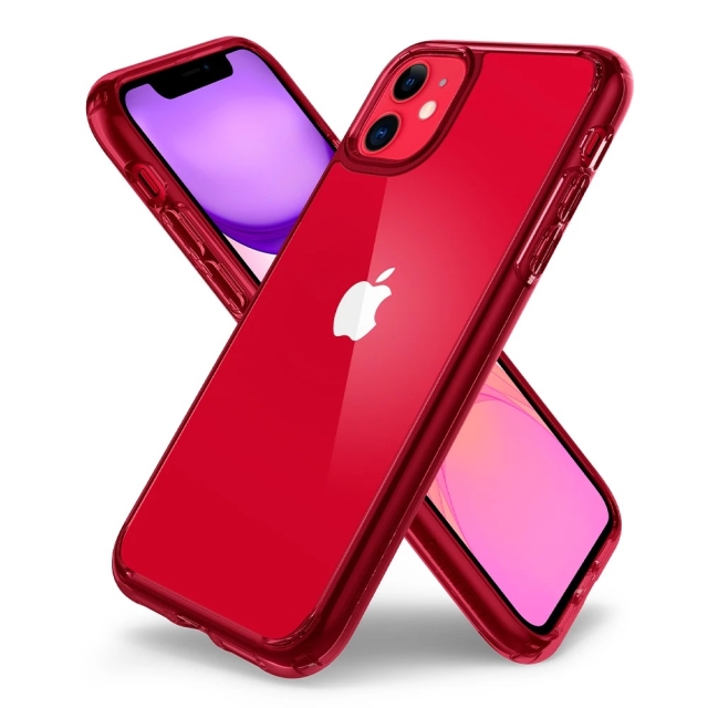 Чехол для iPhone 11 Spigen (ACS00405) Ultra Hybrid Red