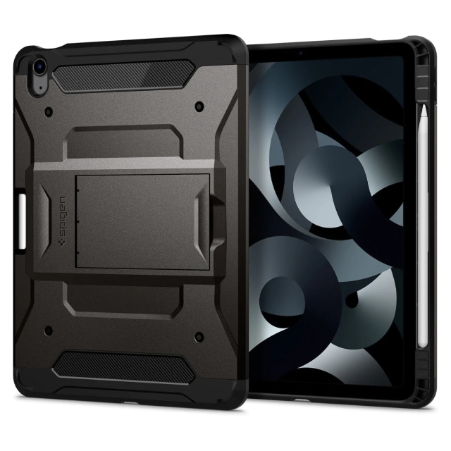 Чехол для iPad Air 10.9 (2022/2020) Spigen (ACS02052) Tough Armor Pro Gunmetal