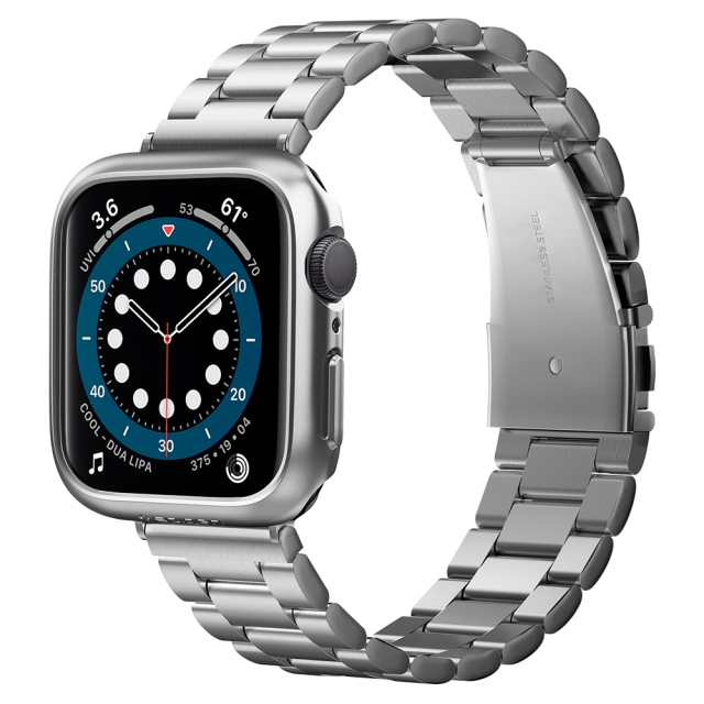 Чехол для Apple Watch SE 2022/6/SE/5/4 (44 mm) Spigen (ACS02957) Thin Fit Graphite