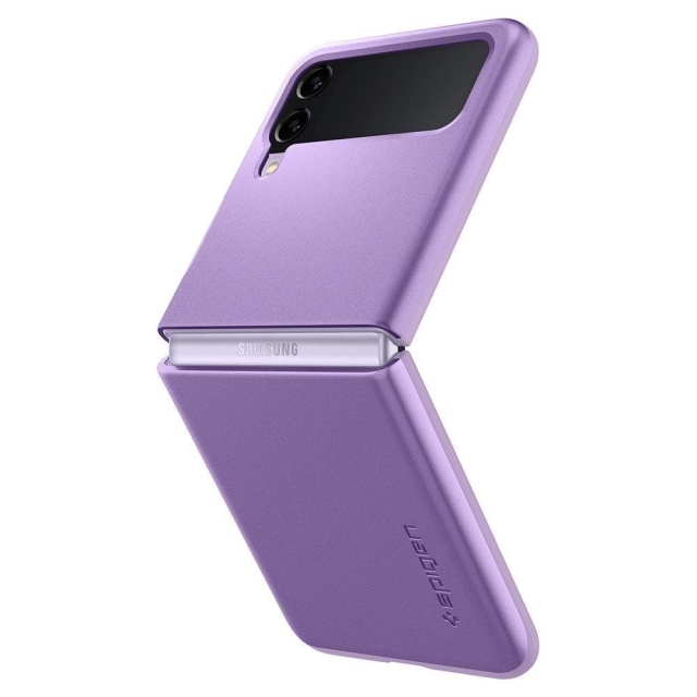 Чехол для Galaxy Z Flip 3 Spigen (ACS03081) Thin Fit Shiny Lavender