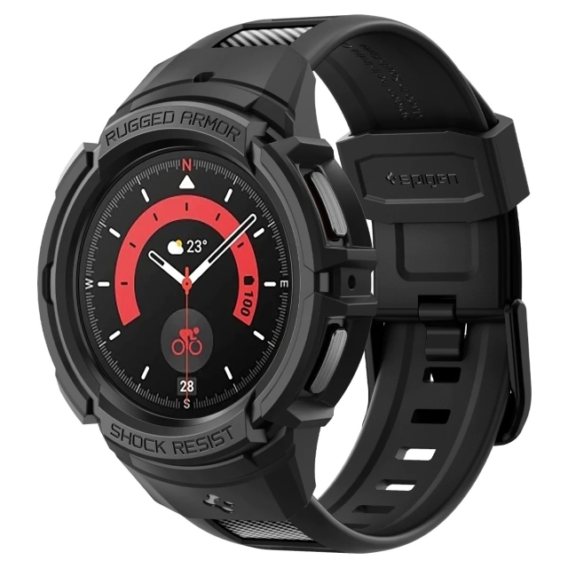Чехол для Galaxy Watch 5 Pro (45 mm) Spigen (ACS05301) Rugged Armor Pro Black