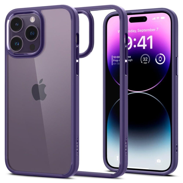 Чехол для iPhone 14 Pro Max Spigen (ACS05574) Ultra Hybrid Deep Purple