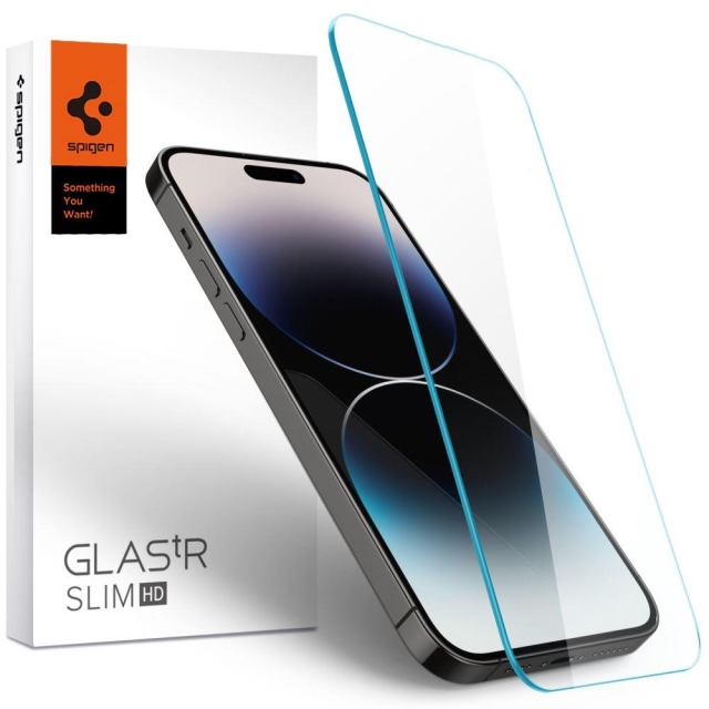 Защитное стекло для iPhone 14 Pro Max Spigen (AGL05210) GLAS.tR Slim HD Clear