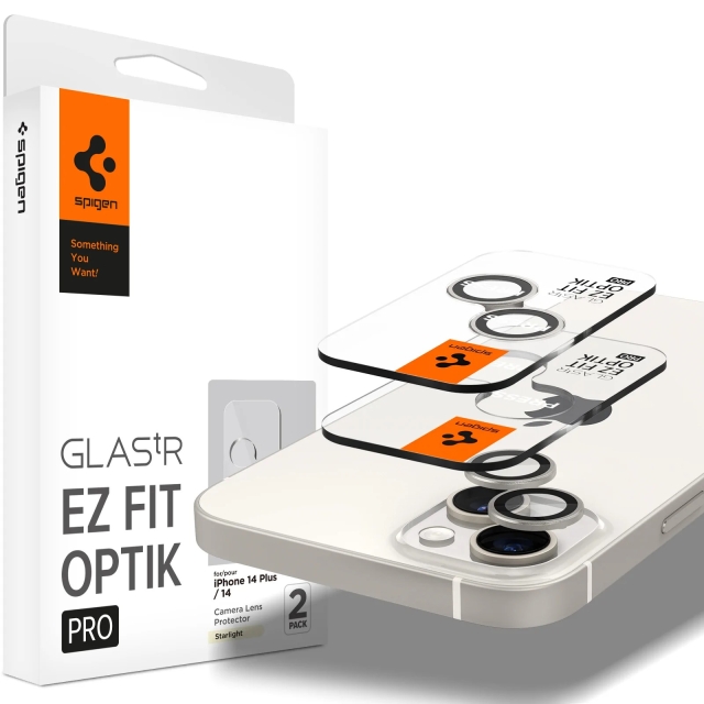 Защитное стекло для камеры для iPhone 14 Plus / 14 Spigen (AGL05604) GLAS.tR EZ Fit Optik Pro Clear