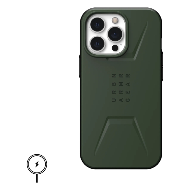 Чехол для iPhone 13 Pro UAG (11354D117272) Civilian with MagSafe Olive Drab