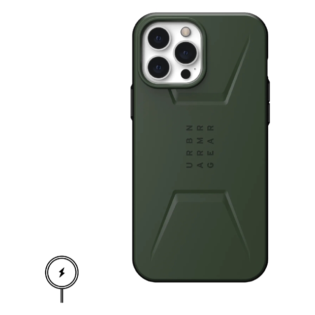 Чехол для iPhone 13 Pro Max UAG (11355D117272) Civilian with MagSafe Olive Drab