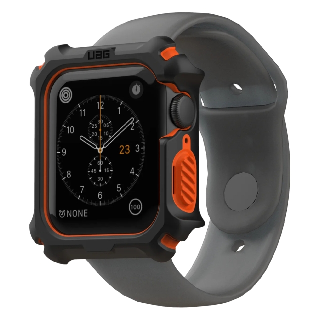 Чехол для Apple Watch (4/5/6/SE) (44 mm) UAG (19148G114097) Watch Black / Orange