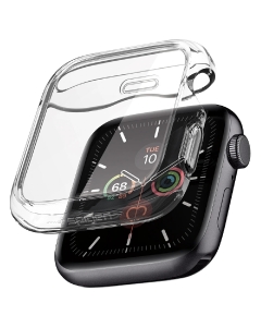 Чехол для Apple Watch Series 5 / 4 (44mm) Spigen (ACS00428) Ultra Hybrid Crystal Clear
