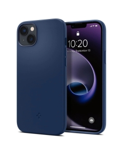 Чехол для iPhone 14 Plus Spigen (ACS04921) Silicone Fit (MagFit) Navy Blue