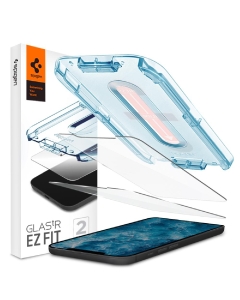 Комплект защитных стекол для iPhone 12 / iPhone 12 Pro Spigen (AGL01801) EZ FIT GLAS.tR SLIM Clear