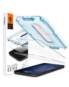 Комплект защитных стекол для iPhone 12 Mini Spigen (AGL01811) EZ FIT GLAS.tR SLIM Clear