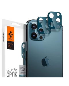 Комплект защитных стекол для камеры для iPhone 12 Pro Spigen (AGL02460) Optik Lens Protector Pacific Blue