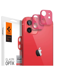 Комплект защитных стекол для камеры для iPhone 12 Spigen (AGL02472) Optik Lens Protector Red