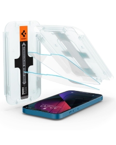 Комплект защитных стекол для iPhone 13 Mini Spigen (AGL03396) EZ FIT GLAS.tR SLIM Clear