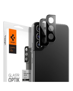 Комплект защитных стекол для камеры для Galaxy S22 / Galaxy S22 Plus Spigen (AGL04146) Optik Lens Protector Black
