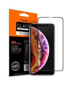 Защитное стекло для iPhone 11 Pro Max / XS Max Spigen (065GL25232) GLAS.tR Slim Full Cover HD Black