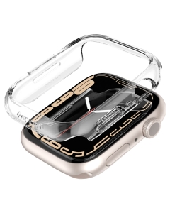 Чехол для Apple Watch 8/7 (41mm) Spigen (ACS04187) Thin Fit Clear