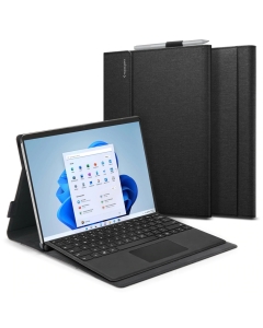 Чехол для Microsoft Surface Pro 9/8 Spigen (ACS04207) Stand Folio Black