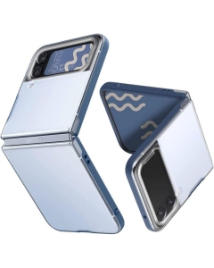 Чехол для Galaxy Z Flip 4 Spigen Cyrill (ACS05244) Color Brick Blue