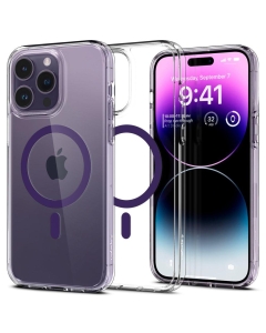 Чехол для iPhone 14 Pro Spigen (ACS05585) Ultra Hybrid (MagFit) Deep Purple