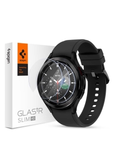 Защитное стекло для Galaxy Watch 4 Classic (42 mm) Spigen (AGL03843) GLAS.tR Slim HD Clear