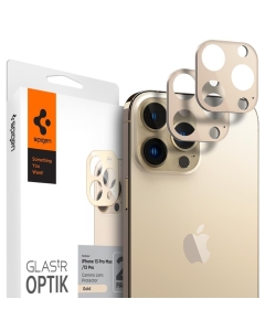 Защитное стекло для камеры для iPhone 13 Pro Max / 13 Pro Spigen (AGL04034) Optik Lens Protector V2 Gold