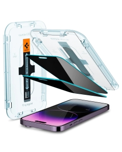 Защитное стекло для iPhone 14 Pro Max Spigen (AGL05203) EZ FIT GLAS.tR Privacy Privacy