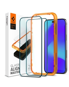 Защитное стекло для iPhone 14 Pro Max Spigen (AGL05204) Align Master Full Cover Black