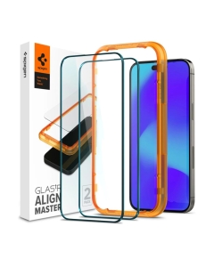 Комплект защитных стекол для iPhone 14 Pro Spigen (AGL05216) Align Master GLAS.tR Black