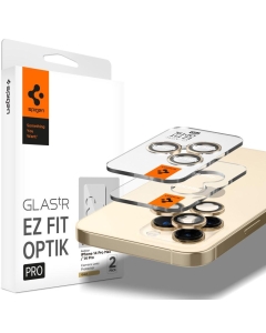 Защитное стекло для камеры для iPhone 14 Pro / 14 Pro Max Spigen (AGL05598) GLAS.tR EZ Fit Optik Pro Gold