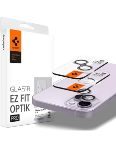 Защитное стекло для камеры для iPhone 14 / 14 Plus Spigen (AGL05603) GLAS.tR EZ Fit Optik Pro Purple