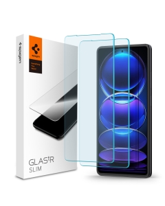 Защитное стекло для Xiaomi Redmi Note 12 Pro / Note 12 Pro Plus Spigen (AGL06045) GLAS.tR Slim Clear
